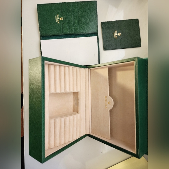 Rare set together - Vintage Rolex Watch Box With Accessories - Picture 2 of 16